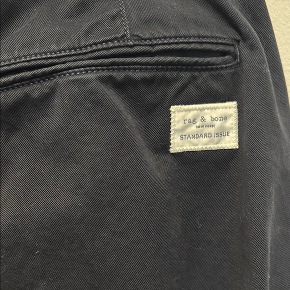 rag & bone standard issue Black Slim Fit Chinos - 34 - Picture 3 of 9